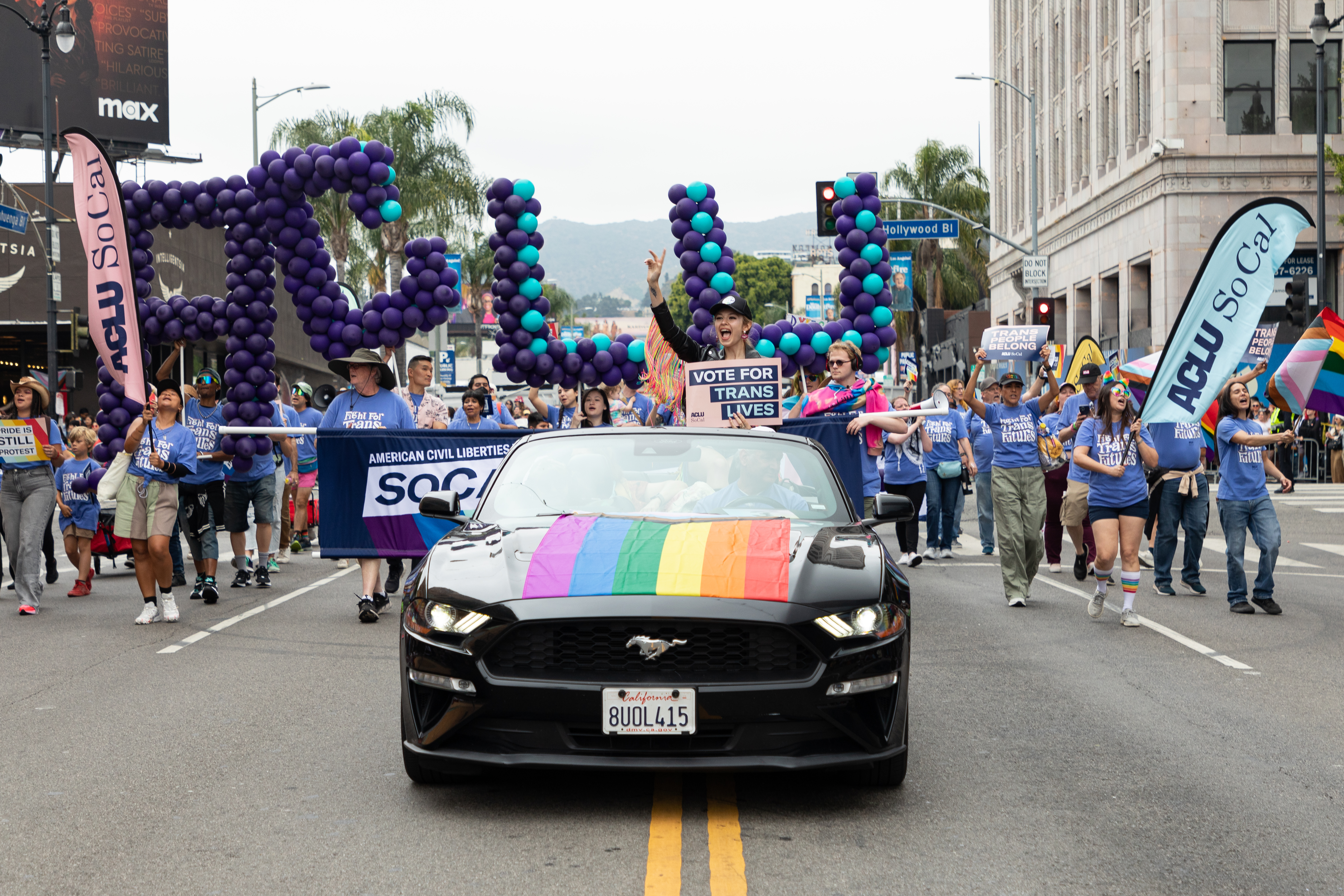 LA Pride Parade contingent 2024