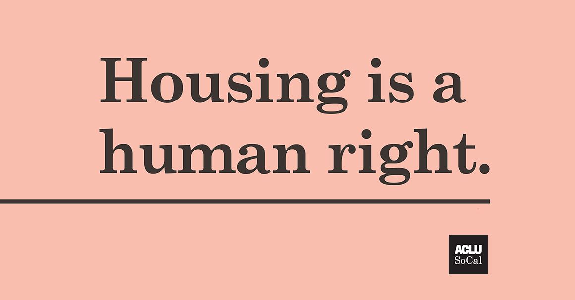 Housing is a human right