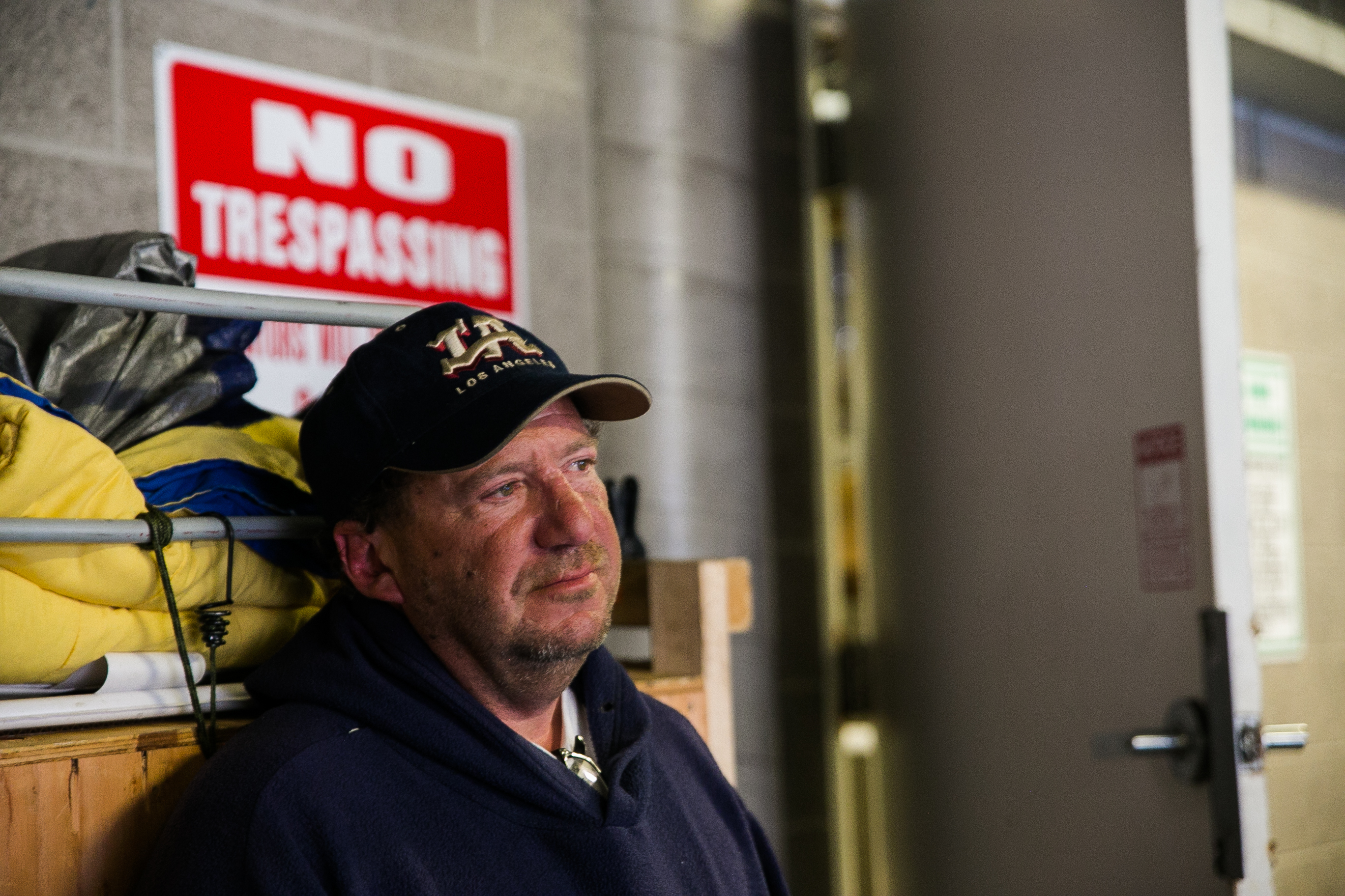 Mike is homeless in Laguna beach (Photo: Veena Hampapur)