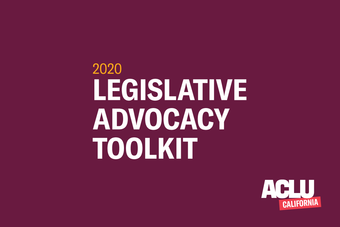 Legislative Advocacy Toolkit Aclu Of Southern California