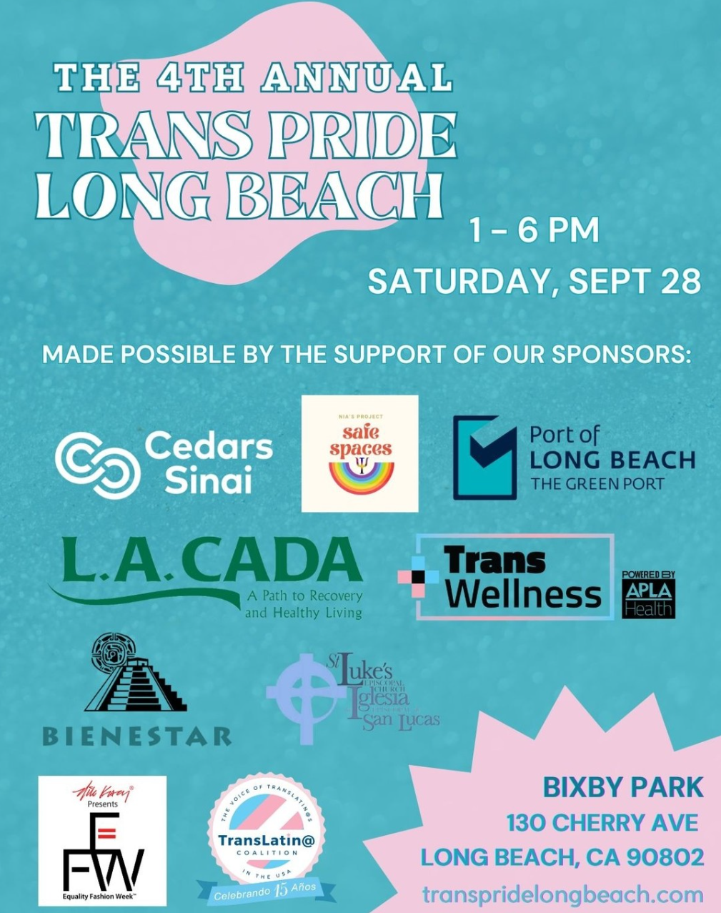 Trans Pride Long Beach Flyer