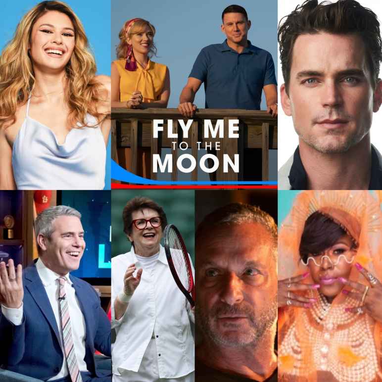 Nicole Maines, Fly me to the moon, Greg Berlanti, Matt Bomer, Shea Diamond, Billie Jean King, Andy Cohen, Alan Poul