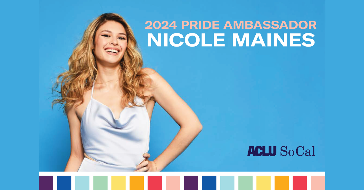 Join Nicole Maines at L.A. Pride 2024